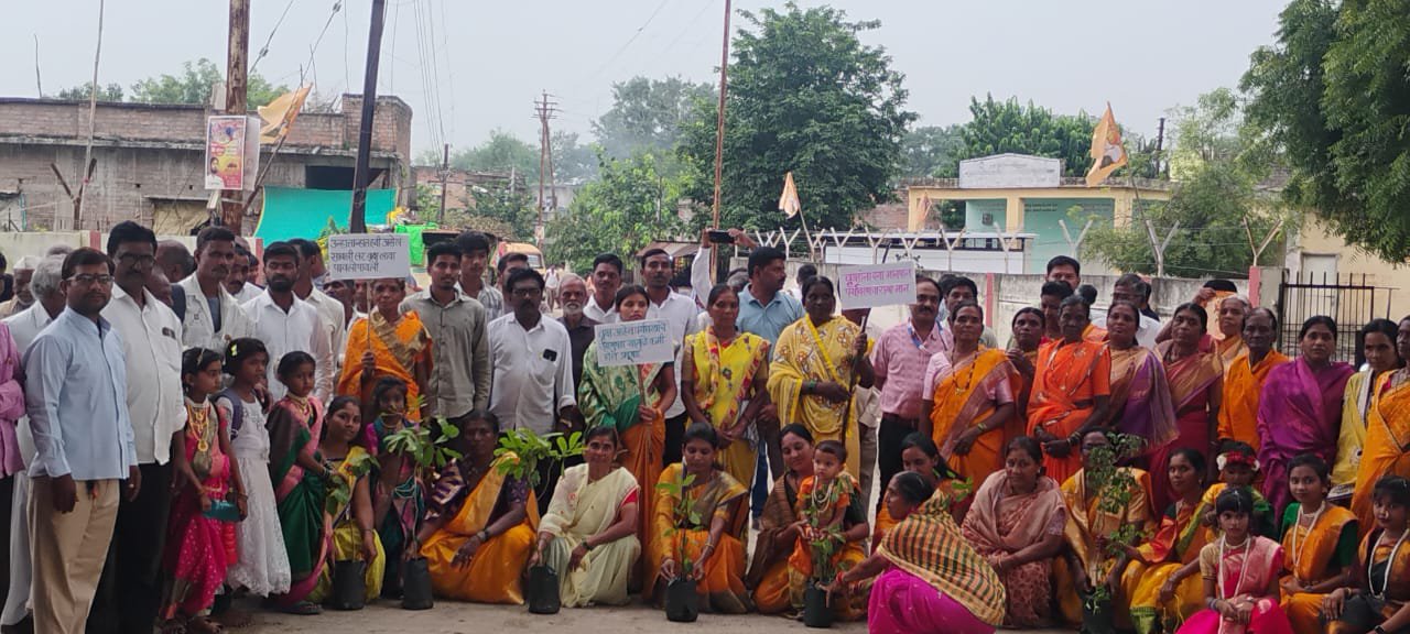 A scenic view of Satargaon village